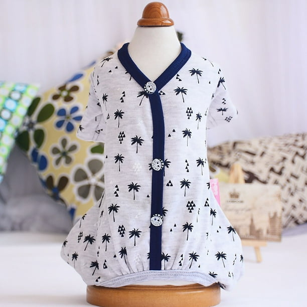 Xihbxyly Paletas No Reclamadas Ropa de Primavera y Verano Teddy Totalment de Algodón Ropa de Cuatro Patas