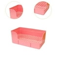 thumbnail image 6 of TOOYFUL Potty Pee Pan Tray Corner Toilet Box Pet Toilet for Cat Small Animals Rats Cage Accessories Pink, 6 of 9