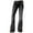 Black, variant on vigerkar Women Seamed Front Wide Leg Jeans Elastic Waist Stretch Denim Flare Jeans High Waisted Baggy Jeans Blue, XXL