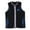 Black, variant on Luwecf Men's Neoprene Wetsuit Vest Front Zipper 3mm Surf Surfing Black L