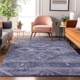 thumbnail image 5 of HomeRoots 667055 3 x 5 ft. Navy Blue & Ivory Southwestern Transitional Washable Machine Made Rectangle Area Rug with UV Protection, 5 of 9