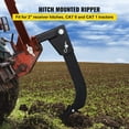 Hitch Lawn Mounted Ripper for ATV/ UTV Plow Tractor with 2 inch