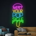 thumbnail image 2 of Handmadetneonsign Melt Your Pop Sicle Ice Cream Neon Sign, Ice Cream Led Sign, Ice Cream Led Sign, 2 of 5