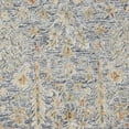 thumbnail image 2 of LR Home Viane Blythe Blue/Taupe Vintage Floral Wool Area Rug, 7'9" x 9'9", 2 of 8