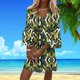 thumbnail image 1 of WILLBEST Vestidos Elegante Vestido Casual De Mujer Para Uso Diario, Vacaciones Y Hogar. Diseño De Cuello En V De Corte Relajado Para Mayor Comodidad Y Versatilidad., 1 of 3