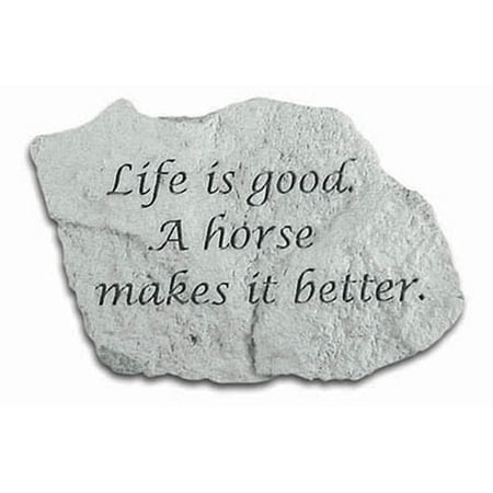 Life Is Good A Horse Is.... Memorial Pet Stone
