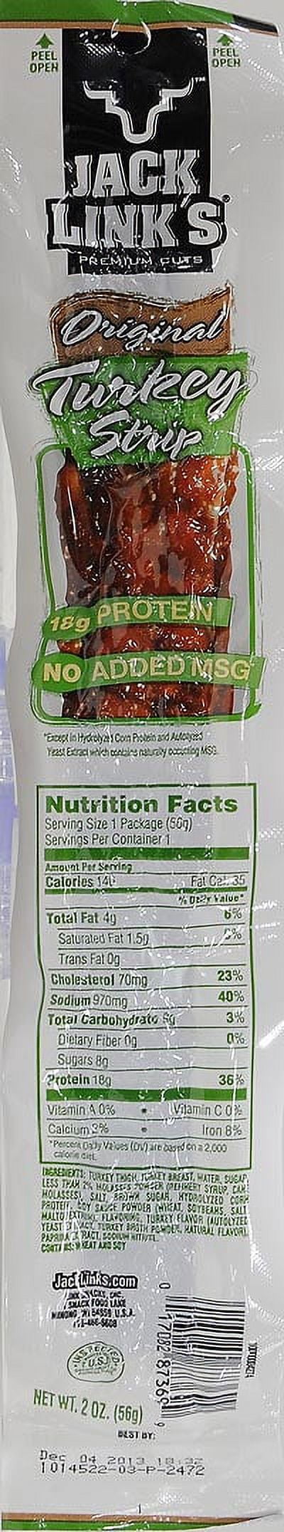 Link Snacks Jack Links Turkey Strip, 2 oz