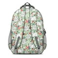 thumbnail image 3 of Maltese Dog and Flower Floral Backpack for School,Cute School Bag,Schoolbag with Adjustable Shoulder Straps & Padded Back,16.9 Inch, 3 of 5