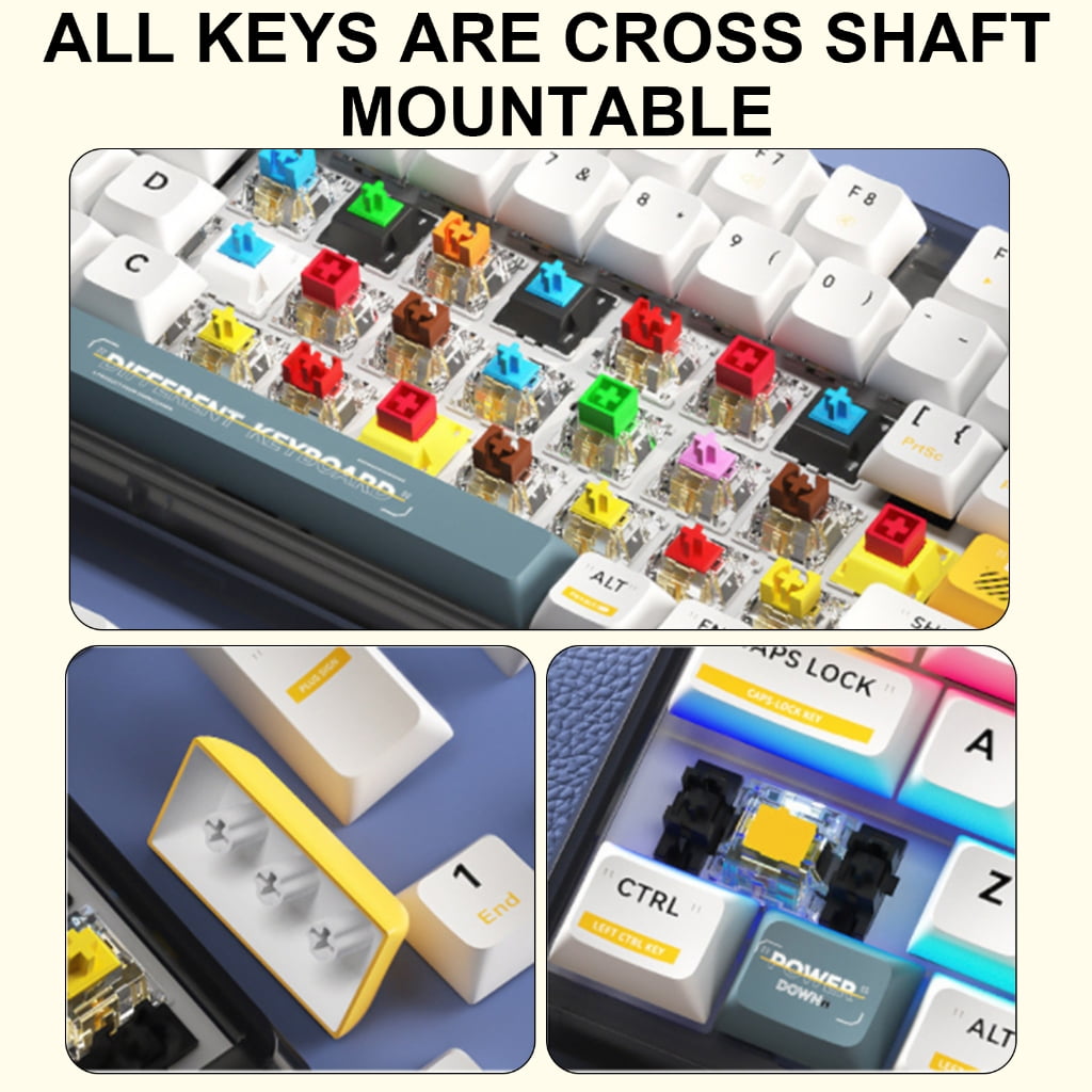Zeiwohndc Thai Keycaps XDA PBT Keycap for 61/64/68/75/87/98/104 MX Switches Keyboard
