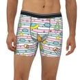 thumbnail image 4 of Rocae Space Doodle for Stretch Moisture-Wicking Underwear,Men's Underwear Boxer Briefs X-Large, 4 of 9