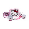 Zak Designs 8-Piece Dinnerware Set, Hello Kitty