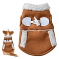 thumbnail image 6 of Qyaukm Pet Dog Sweater Size XS, Warm Winter Autumn Coat Costume for Small Breeds, Brown Knit Apparel for Cold Weather Comfort, 6 of 8