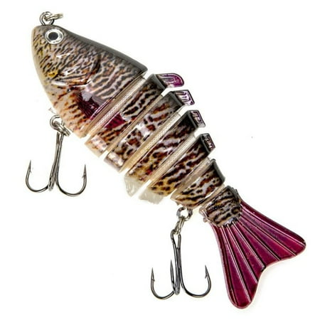 10cm/15g Jointed Multi-seven Sections Fishing Lure Artificial Hard Bait Swimbait