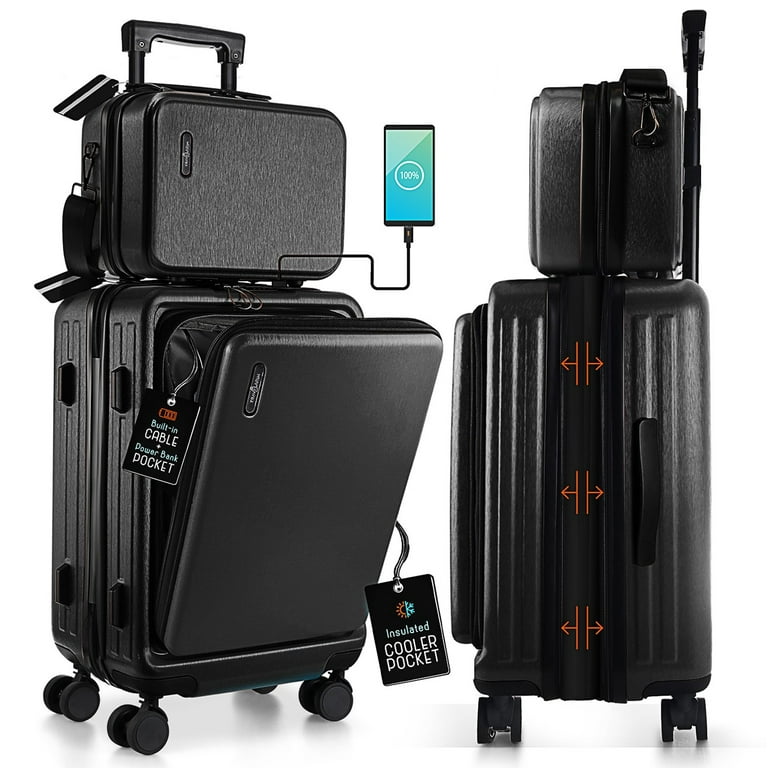 20 inch top expandable luggage