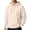 Beige#270806FF, variant on Zorvxlyn Mens Flannel Hoodie Dropp Shoulder Oversized Hooded Sweatshirts for Men Winter Flannel Streetwear Pullover Sweatshirts for Men with Pocket Pink XL