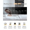 thumbnail image 5 of Black Grey Ombre Blackout Curtains for Bedroom, Abstract Grey Wave Texture Gradient Room Darkening Window Drapes for Living Room, Thermal Insulated Grommet Curtains, 42x63 inch, 2 Panels, 5 of 9