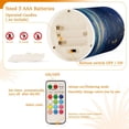 thumbnail image 4 of Set of 2 Flameless Candles Lights with Remote Control Flickering LED Candles Electric Candles for Home Decor Parties Magical Night Sky with Fish, 4 of 7