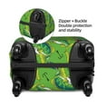 thumbnail image 2 of Fotbe large mouth green color bass fish Luggage Cover Protector, Suitcase Protector，Scratch and Dirt Resistant, Fits 18-32 Inch Luggage-X-Large, 2 of 7