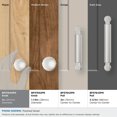 thumbnail image 3 of Amerock Ballard 1 inch (25mm) Diameter Polished Nickel Cabinet Knob, 3 of 6