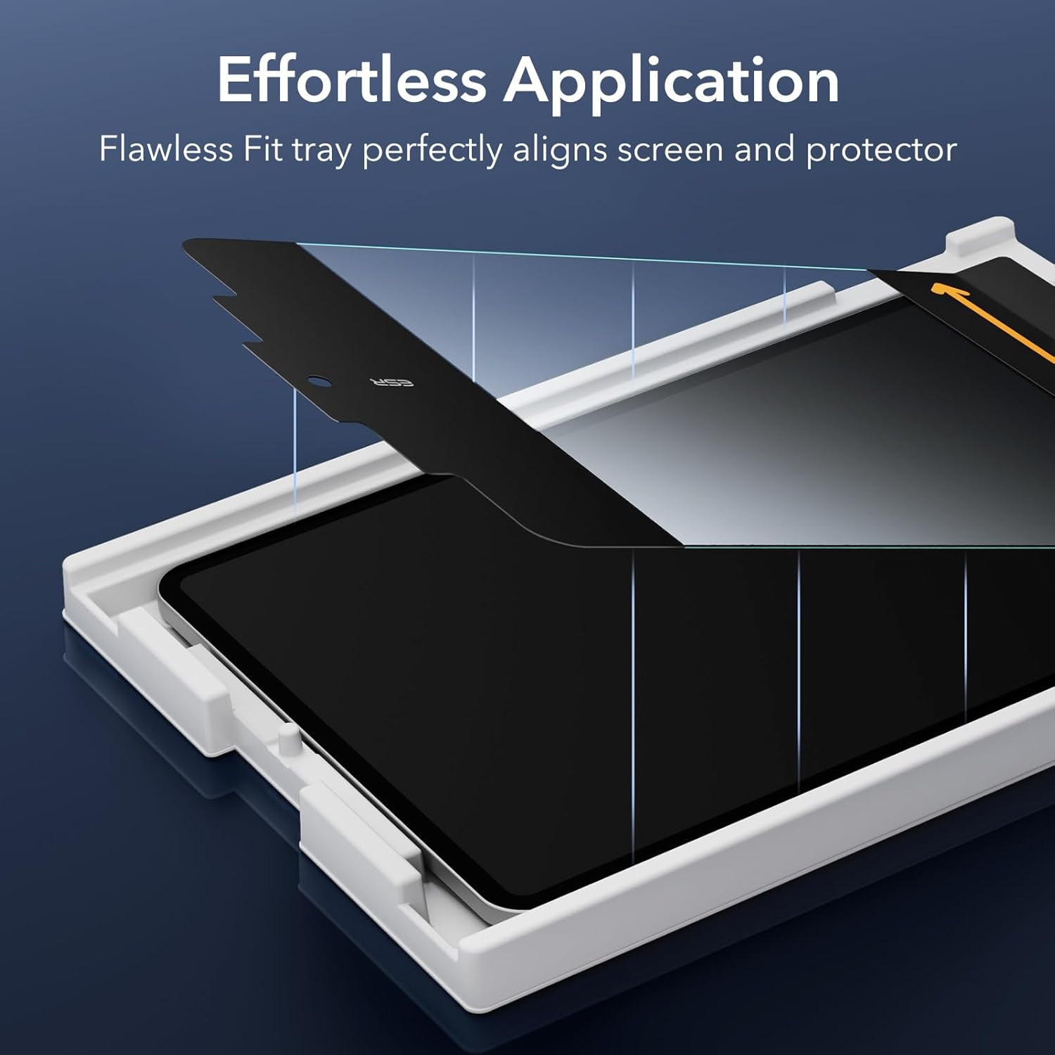 ESR 2 Pack Screen Protector for iPad Air 5th/4th Generation(2022/2020), iPad Pro 11 Inch (2022/2021/2020/2018) Screen Protector, Tempered Glass Film with Easy Application Tray, Anti-Scratch, HD
