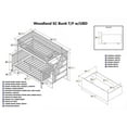 thumbnail image 4 of Leo & Lacey Twin Over Full Staircase Storage Bunk Bed, 4 of 4