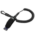 thumbnail image 1 of Canoe Boat Oar Anti?Stripping Rope Kayak Paddle Strap with Mini Compass Pole Coiled Cord, 1 of 6