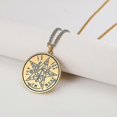 thumbnail image 5 of Collar con colgante de tetragramatón shaofei acero inoxidable, 5 of 5