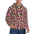 thumbnail image 2 of Naloa Strawberry Men's Casual Hooded Collar Drawstring Hoodies Pullover Sweatshirts Casual Long Sleeve Shirts-3X-Large, 2 of 7