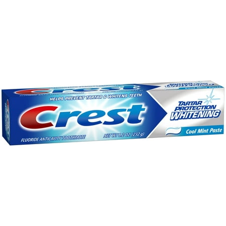 Crest Tartar Protection Whitening Cool Mint Flavor Toothpaste 8.2 (Best Toothpaste For Tartar)