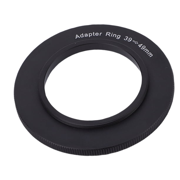 Adaptador De Lente De Cámara De 49mm, 39mm A 49mm, Aleación De Aluminio, Anillo De Aumento De Filtro De 39mm A 49mm Para Accesorio De Cámara Sin Espejo