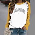 thumbnail image 1 of Puntoco Sudadera de invierno de manga larga con cuello redondo y estampado de letras para mujer Puntoco Puntoco-9139, 1 of 4