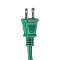 thumbnail image 3 of Northlight Two-Prong Outdoor Extension Power Cord with End Connector - 40' - Green, 3 of 3