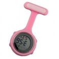 thumbnail image 2 of Nurse Watch Brooch, Colorful Multi-Function Digital Silicone Rubber Nurse Watch pink, 2 of 4