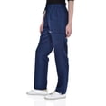 thumbnail image 4 of Marilyn Monroe Womens Stretch Eight-Pocket Straight Leg Scrub Cargo Pants, 4 of 5