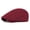 Dark Red, variant on Men Women Solid Cotton Duckbill Gatsby Hat Golf Driving Cabbie Beret Newsboy Ivy Cap