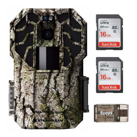 Stealth Cam G45NGX 22MP No-Glow Trail Camera w/ Two 16GB SD Cards & Card (Best No Glow Trail Camera 2019)