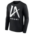 thumbnail image 2 of Men's Black LA Knight Logo Long Sleeve T-Shirt, 2 of 3