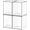 Clear-7.8 In Tall, variant on 2 Pack 12.1" Clear Stackable Acrylic Drawer Organizer for Makeup, Hair Accessories, Bathroom & Desktop Storage
