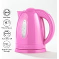 thumbnail image 2 of OVENTE Electric Kettle Hot Water Heater 1.7 Liter - BPA Free Fast Boiling Cordless Water Warmer - Auto Shut Off Instant Water Boiler for Coffee & Tea Pot - Pink KP72P, 2 of 9