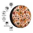 thumbnail image 4 of KLL Autumn Fox Pumpkin Lazy Pattern 14-17 inch Spare Tire Cover Universal Wheel Protector for Truck SUV Trailer Camping Rv Tire Covers-15 inch, 4 of 6