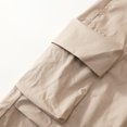 thumbnail image 3 of FAIOROI Girls' Cargo Pants for Girls Kids, Khaki Loose Cotton with Pockets, Elastic Waisted Loose Fit Girls Solid Color Pants, Casual Summer Casual Pants Size 4-5T, 3 of 9