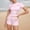 Pink, variant on Laipiong 2 Piece Shorts Sets for Women Summer Fashion Sleeveless Cropped Tank Top with Heart Cutout Detail Casual Solid Outfits short sets for women 2026