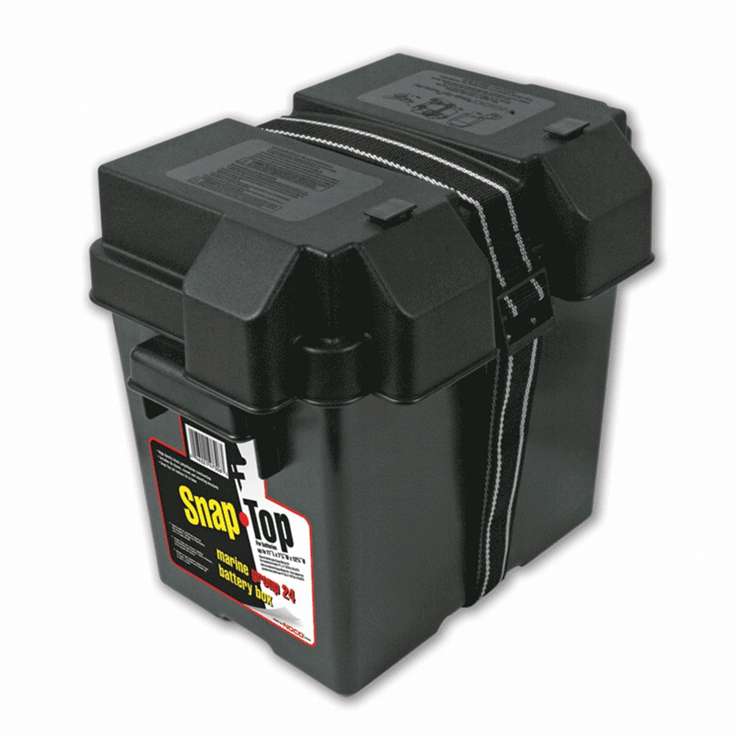 Noco HM306BK Battery Box SnapTop Fits 6 Volt Group Batteries; Includes