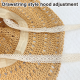 thumbnail image 2 of Circunferencia del sombrero 56-58 cm sombrero de paja playa femenina ala grande plegable salida al mar vacaciones protector solar sombrero para el sol, 2 of 5