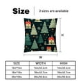 thumbnail image 5 of Christmas Tree Chair Pillow Covers Set with Velvet Material, Unique Patterns, 16x16, 18x18, 20x20 Inches, 2 Items Included for Throw Pillows, Pillow Inserts, 5 of 6