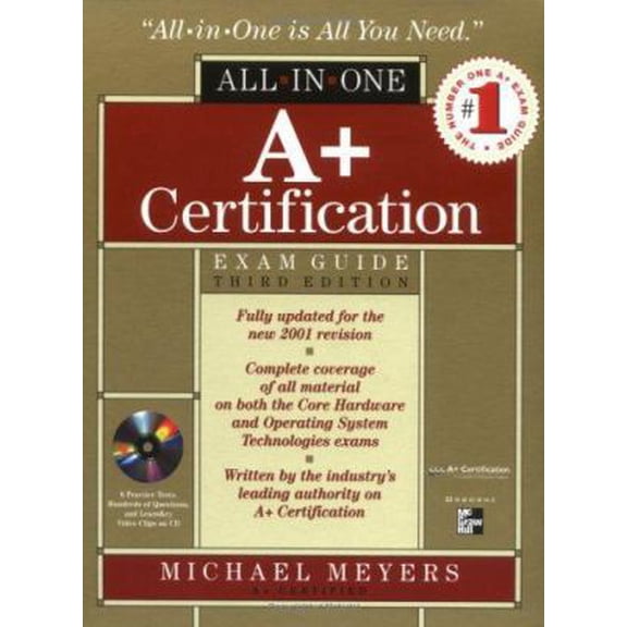 Pre-Owned A  Certification Exam Guide (All-In-One) (Hardcover) 0072126795 9780072126792