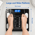 thumbnail image 6 of DAYBETTER Scale for Body Weight, BMI, Muscle Mass,and Other Health Metrics are Measurable, Accurate Bluetooth Weighing Machine with Fitness App,400 lbs., 6 of 7