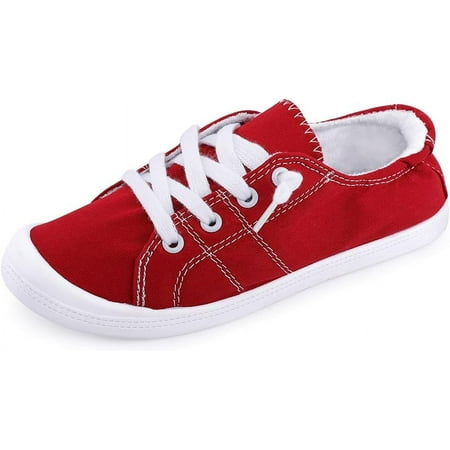 

Women s Slip On Canvas Sneaker Low Top Casual Walking Shoes Classic Comfort Flat Sneakers