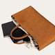 thumbnail image 1 of Bolso Mano para Mujer Con Múltiples Bolsillos Gamuza (marrón), 1 of 8