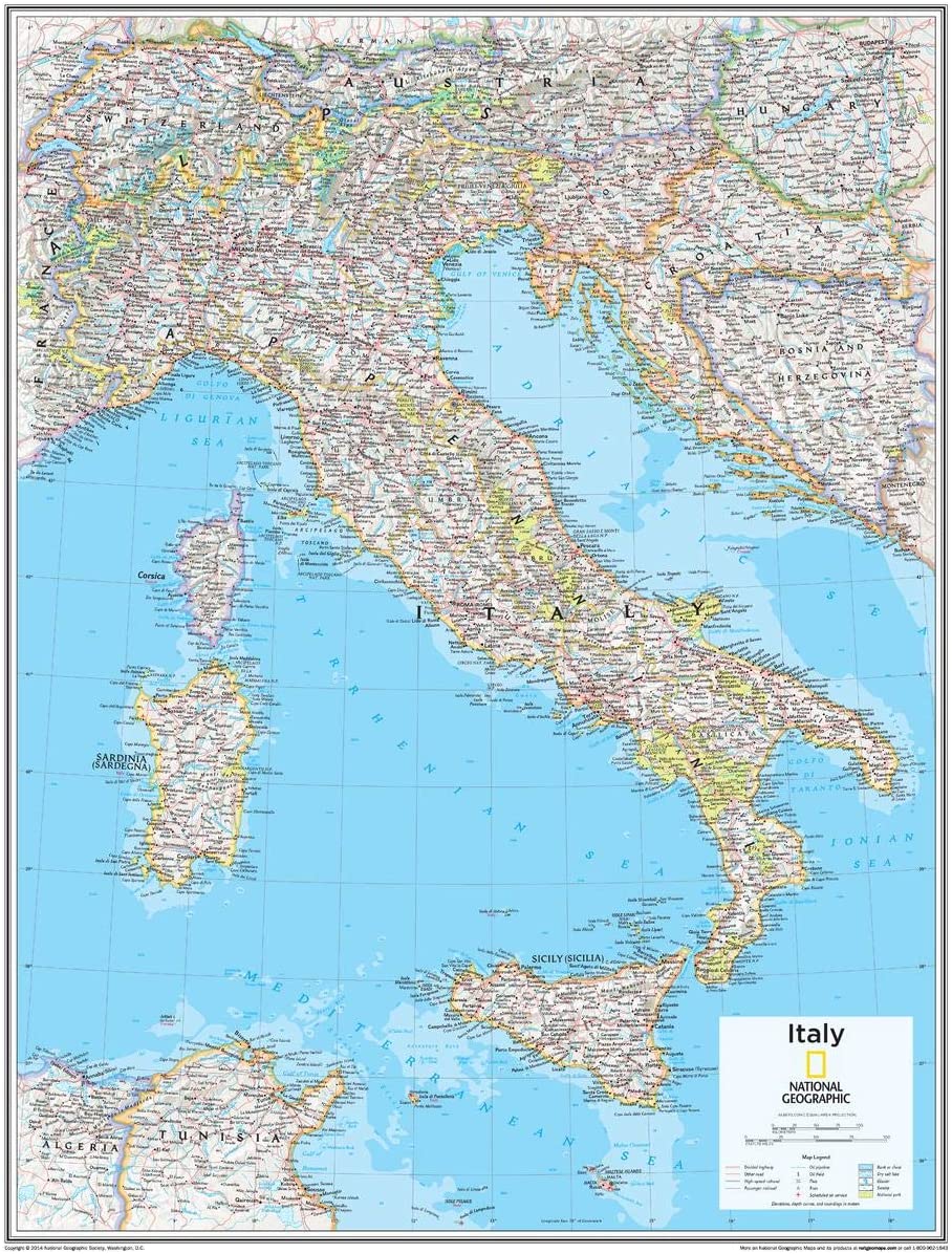 National Geographic Italy Wall Map 22 X 28 Inches Art Quality   5df6e647 7725 47a6 Be74 3b2f8d2db85b.c25cdae46f51f255f1433ea3c449177e 